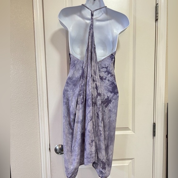 Favlux Tie Dye Halter Drape Back Dress - Picture 3 of 3